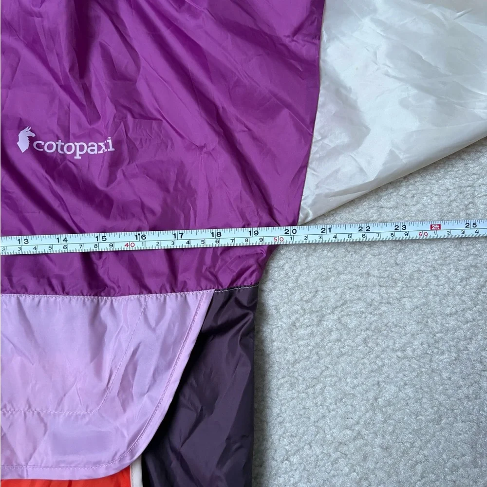 Cotopaxi Teca half zip lightweight hooded windbreaker, colour block, sz XS - Picture 7 of 8